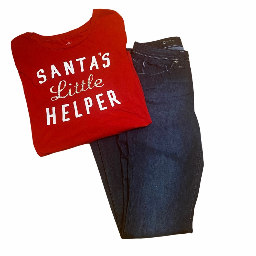 XL Santa’s Little Helper Christmas shirt